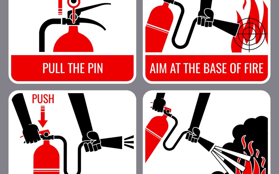 Proper procedure on how to use fire extinguisher